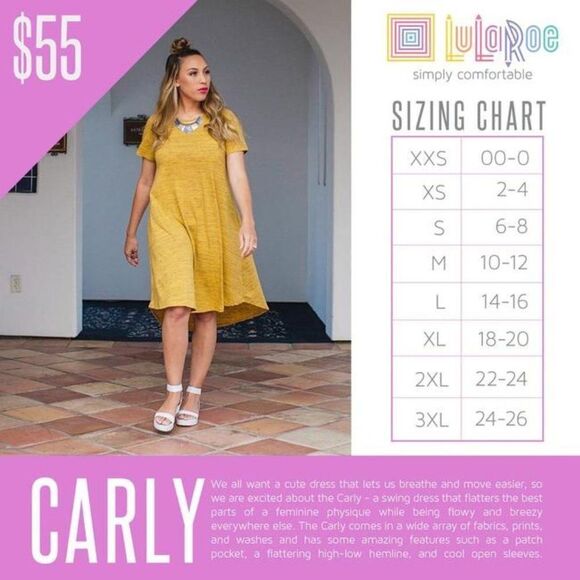 LULAROE Carly Light Grey W/ Red Yellow & Blue Stripes XSmall Short Casual Dress - Picture 7 of 8